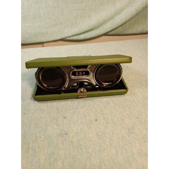 Vintage Pockette Folding Sport Glass w Original Box 2.5X Fixed Focus Opera Glass - Picture 1 of 4